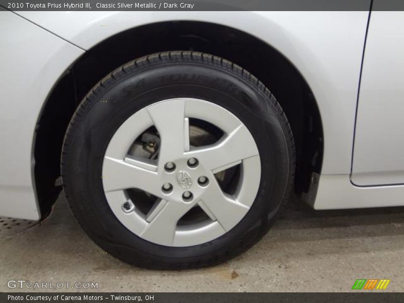 Classic Silver Metallic / Dark Gray 2010 Toyota Prius Hybrid III