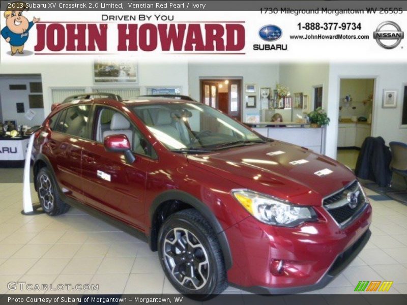 Venetian Red Pearl / Ivory 2013 Subaru XV Crosstrek 2.0 Limited