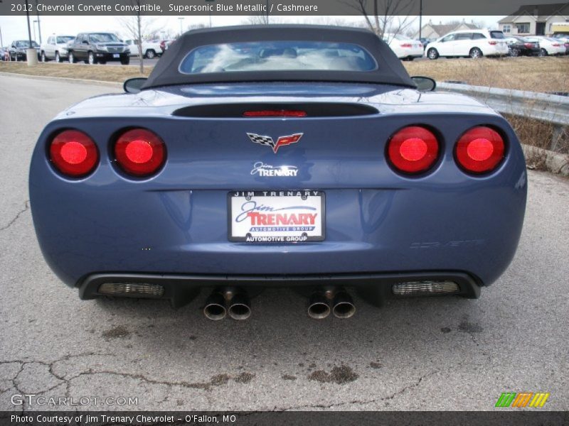 Supersonic Blue Metallic / Cashmere 2012 Chevrolet Corvette Convertible