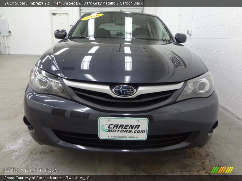 Dark Gray Metallic / Carbon Black 2010 Subaru Impreza 2.5i Premium Sedan