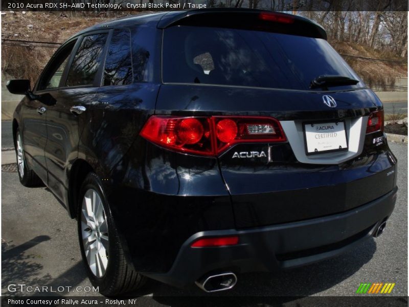 Crystal Black Pearl / Taupe 2010 Acura RDX SH-AWD Technology