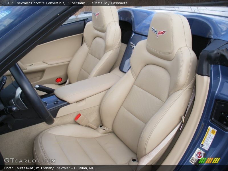 Front Seat of 2012 Corvette Convertible
