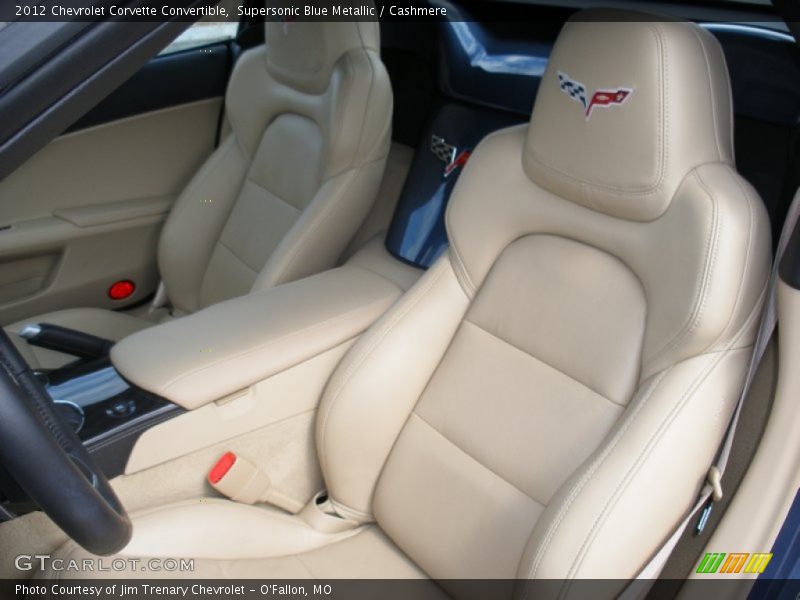 Supersonic Blue Metallic / Cashmere 2012 Chevrolet Corvette Convertible