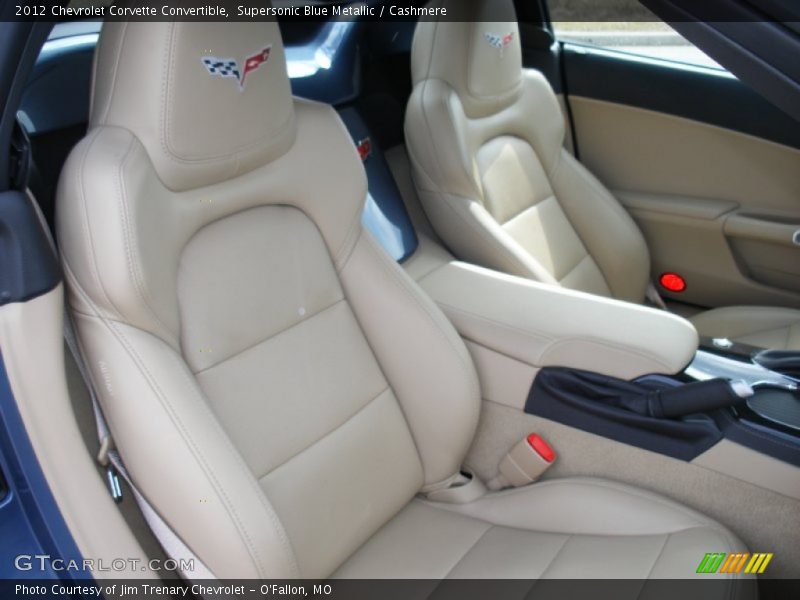 Supersonic Blue Metallic / Cashmere 2012 Chevrolet Corvette Convertible