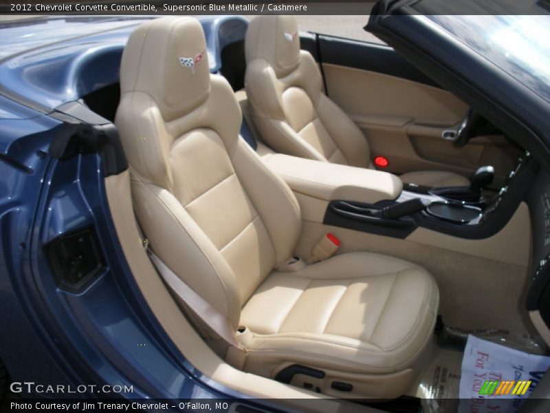 Front Seat of 2012 Corvette Convertible