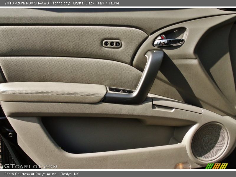 Crystal Black Pearl / Taupe 2010 Acura RDX SH-AWD Technology