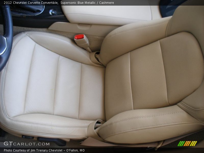 Supersonic Blue Metallic / Cashmere 2012 Chevrolet Corvette Convertible