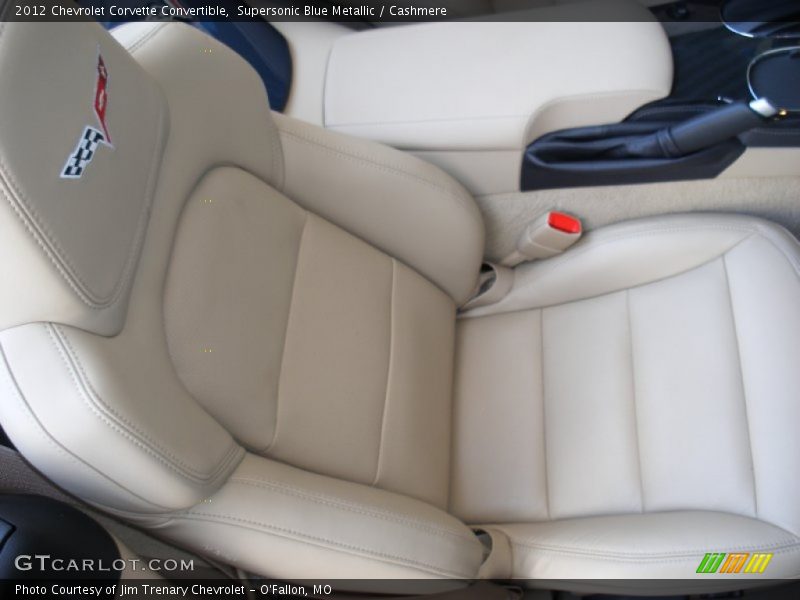 Supersonic Blue Metallic / Cashmere 2012 Chevrolet Corvette Convertible