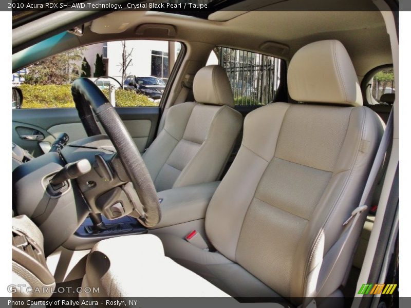 Crystal Black Pearl / Taupe 2010 Acura RDX SH-AWD Technology