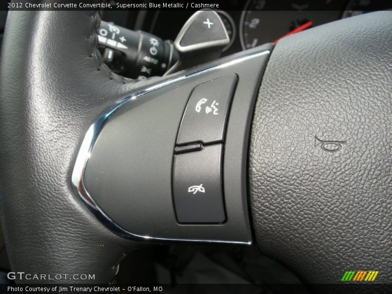 Controls of 2012 Corvette Convertible