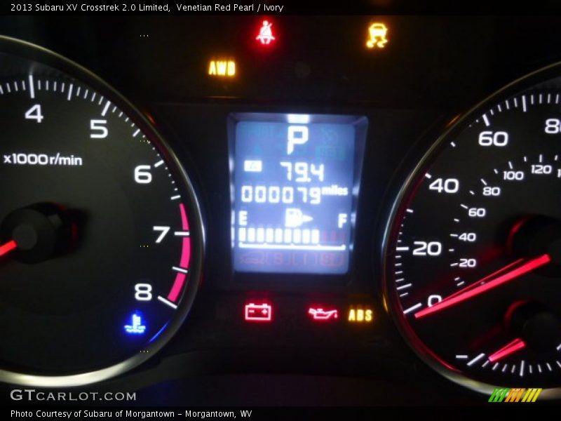 Venetian Red Pearl / Ivory 2013 Subaru XV Crosstrek 2.0 Limited