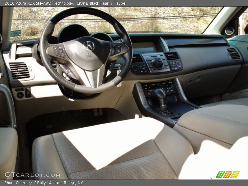 Crystal Black Pearl / Taupe 2010 Acura RDX SH-AWD Technology