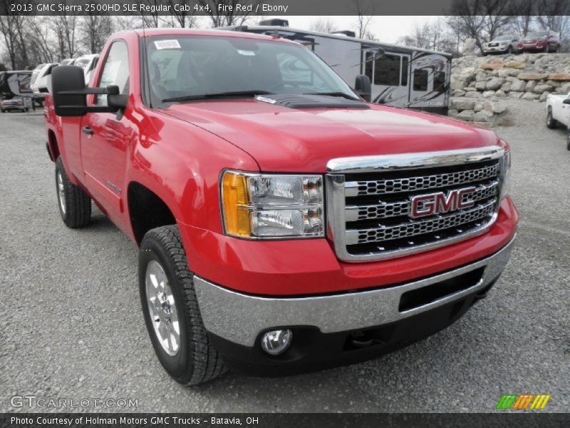 Front 3/4 View of 2013 Sierra 2500HD SLE Regular Cab 4x4