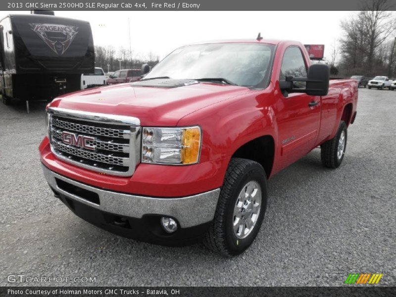 Fire Red / Ebony 2013 GMC Sierra 2500HD SLE Regular Cab 4x4