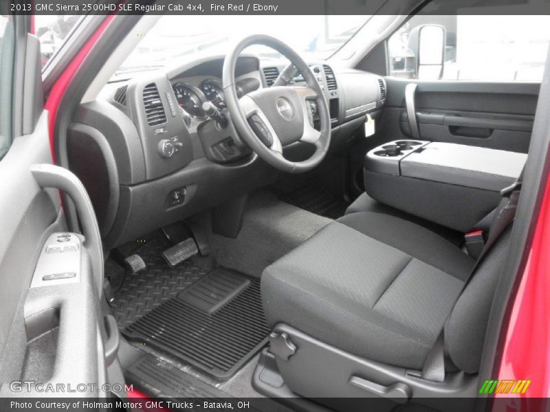  2013 Sierra 2500HD SLE Regular Cab 4x4 Ebony Interior