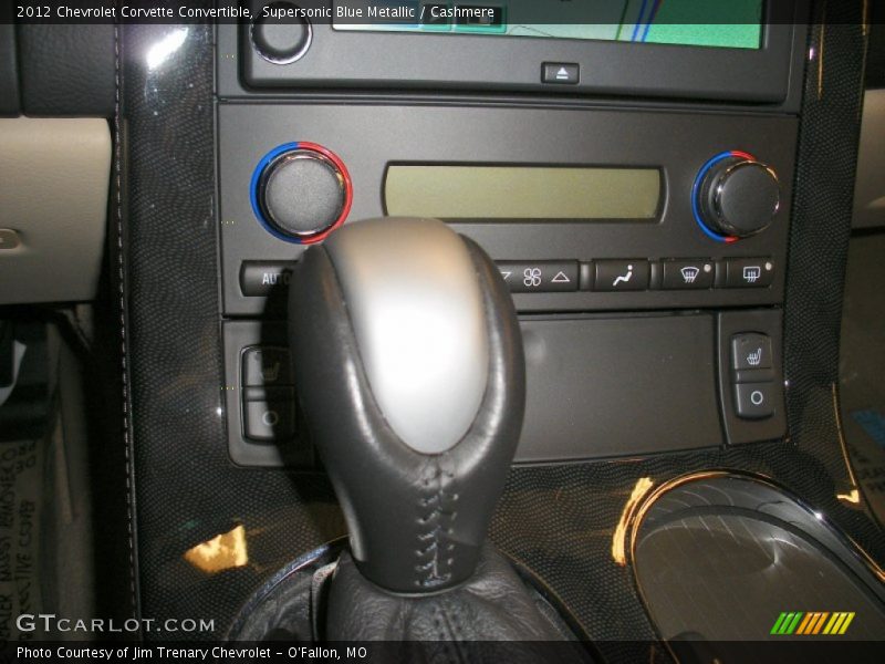Supersonic Blue Metallic / Cashmere 2012 Chevrolet Corvette Convertible