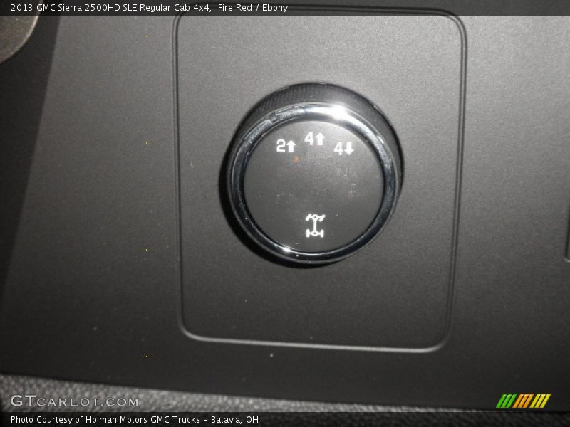 Controls of 2013 Sierra 2500HD SLE Regular Cab 4x4