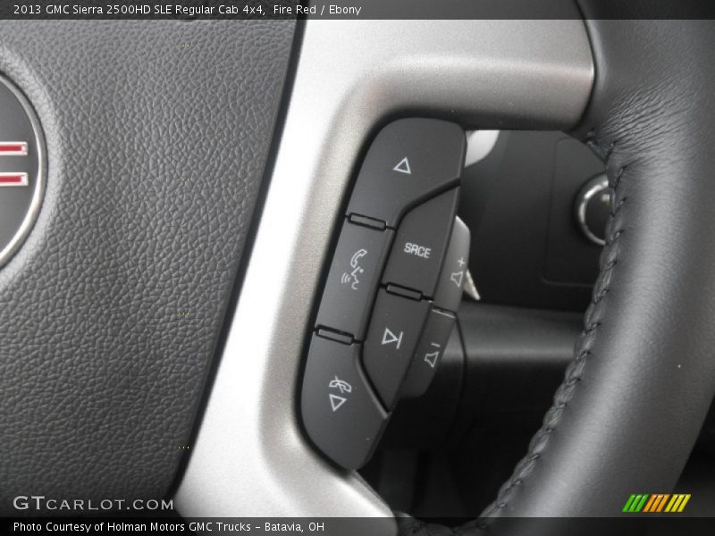 Controls of 2013 Sierra 2500HD SLE Regular Cab 4x4