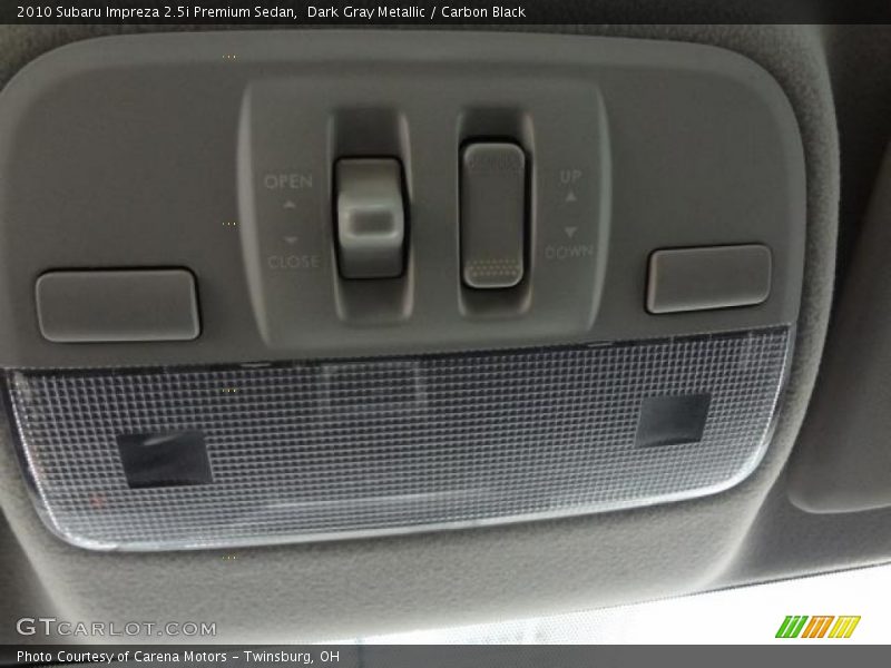 Dark Gray Metallic / Carbon Black 2010 Subaru Impreza 2.5i Premium Sedan