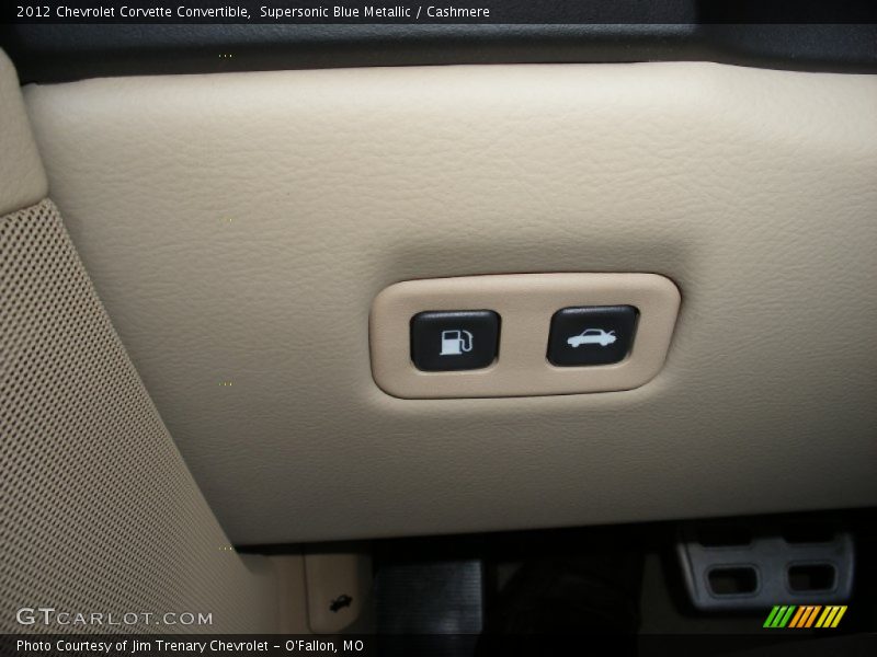 Supersonic Blue Metallic / Cashmere 2012 Chevrolet Corvette Convertible