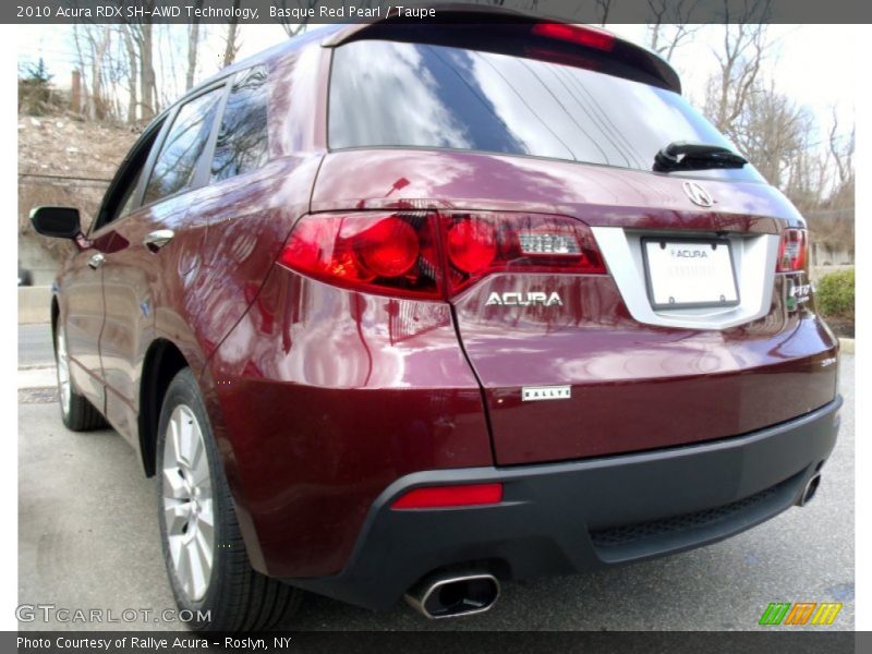 Basque Red Pearl / Taupe 2010 Acura RDX SH-AWD Technology