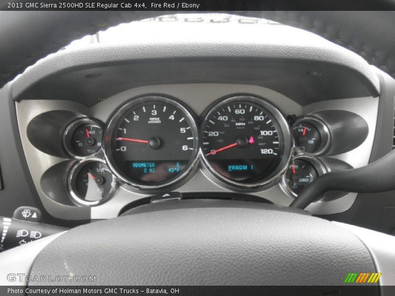  2013 Sierra 2500HD SLE Regular Cab 4x4 SLE Regular Cab 4x4 Gauges