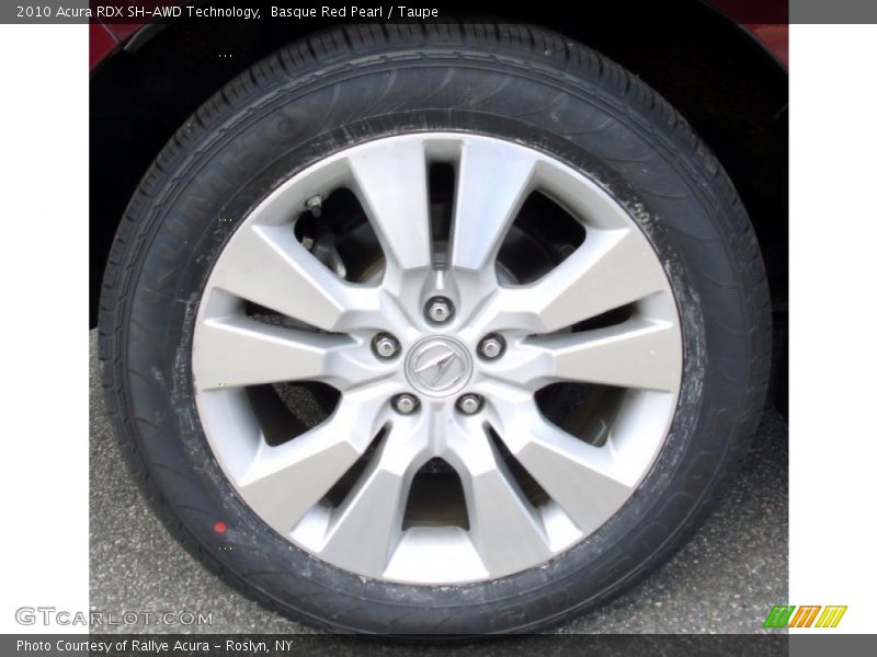 Basque Red Pearl / Taupe 2010 Acura RDX SH-AWD Technology