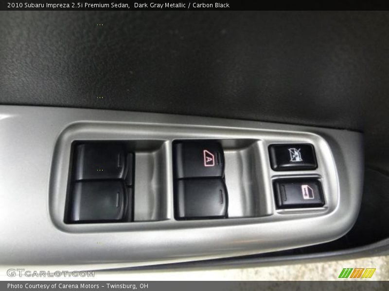 Dark Gray Metallic / Carbon Black 2010 Subaru Impreza 2.5i Premium Sedan
