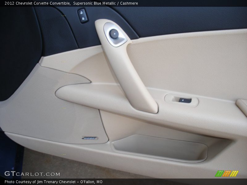Supersonic Blue Metallic / Cashmere 2012 Chevrolet Corvette Convertible