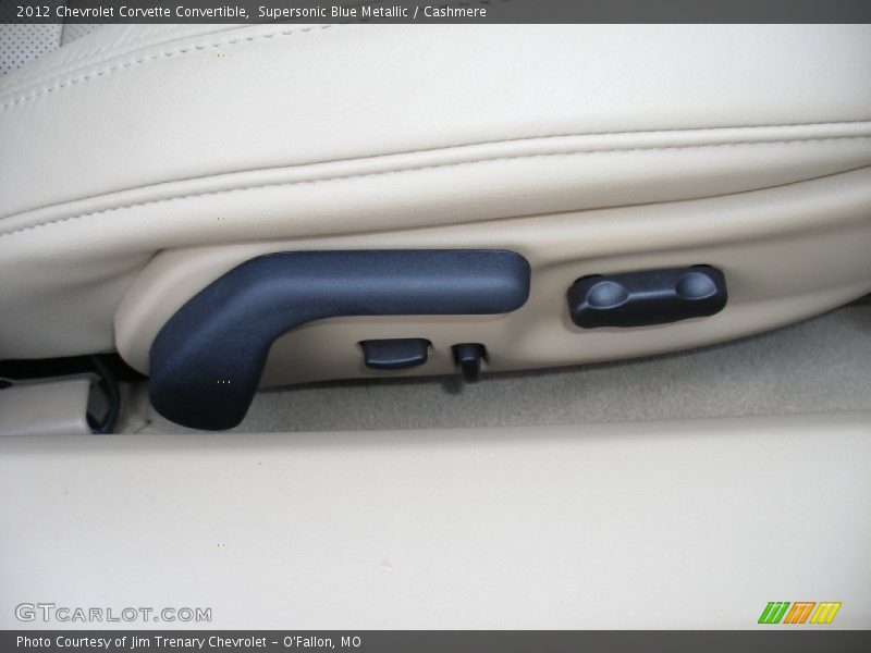 Supersonic Blue Metallic / Cashmere 2012 Chevrolet Corvette Convertible