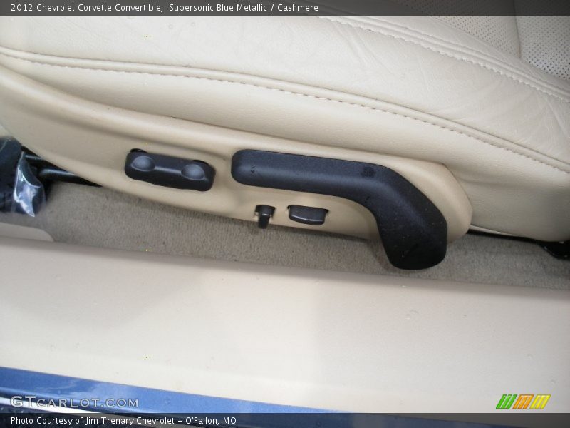 Supersonic Blue Metallic / Cashmere 2012 Chevrolet Corvette Convertible