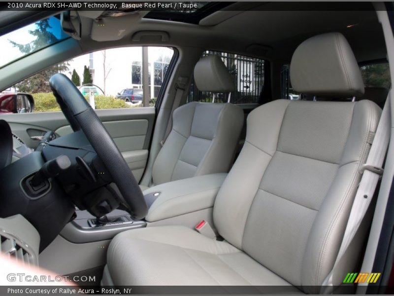 Basque Red Pearl / Taupe 2010 Acura RDX SH-AWD Technology