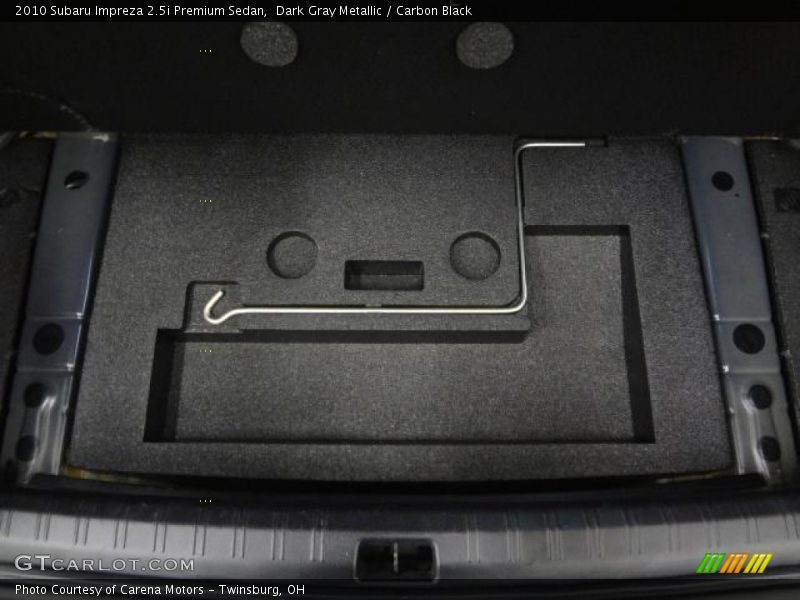 Dark Gray Metallic / Carbon Black 2010 Subaru Impreza 2.5i Premium Sedan