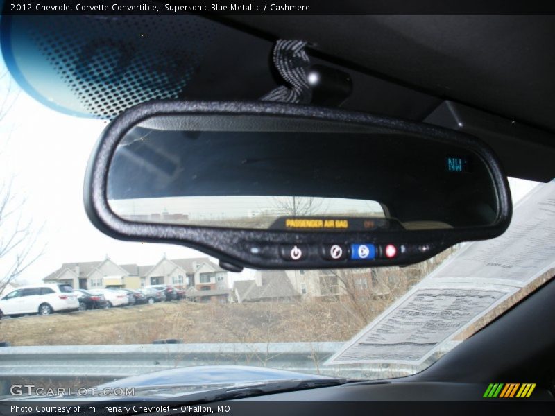 Supersonic Blue Metallic / Cashmere 2012 Chevrolet Corvette Convertible