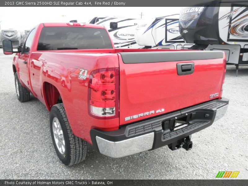 Fire Red / Ebony 2013 GMC Sierra 2500HD SLE Regular Cab 4x4