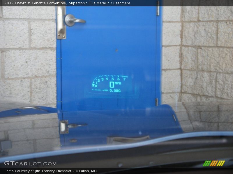 Supersonic Blue Metallic / Cashmere 2012 Chevrolet Corvette Convertible