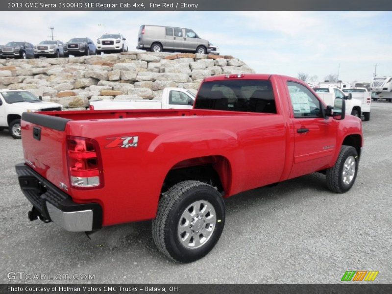 Fire Red / Ebony 2013 GMC Sierra 2500HD SLE Regular Cab 4x4
