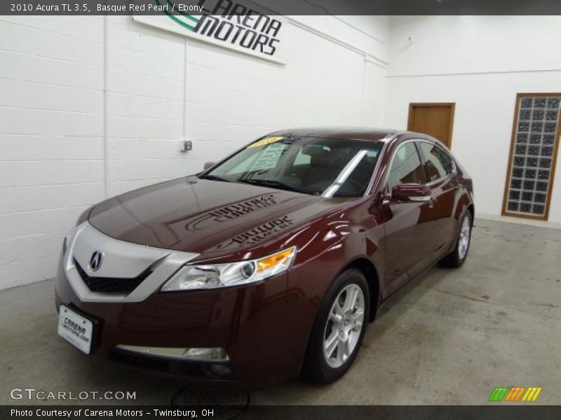 Basque Red Pearl / Ebony 2010 Acura TL 3.5