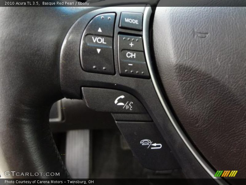 Basque Red Pearl / Ebony 2010 Acura TL 3.5