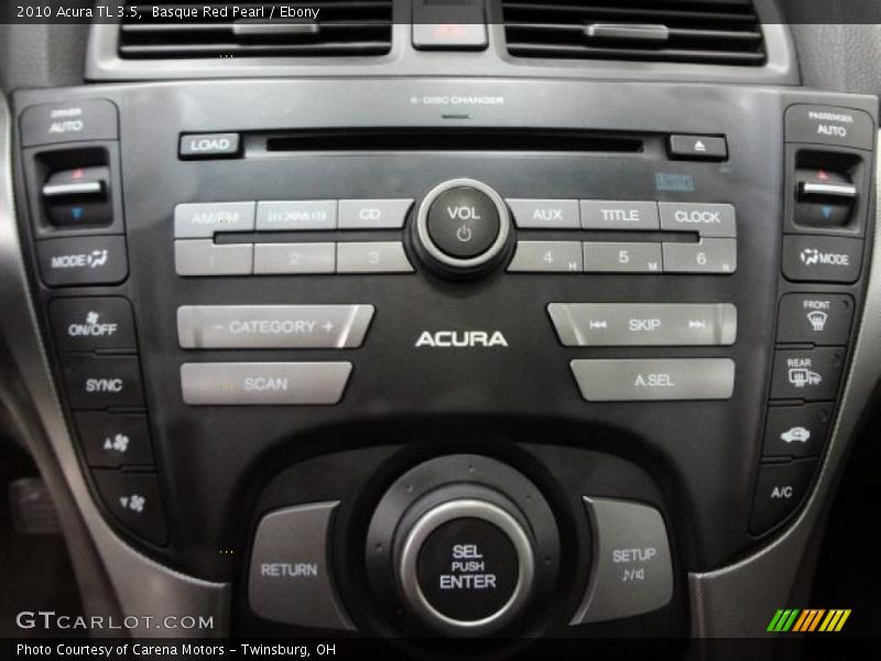 Basque Red Pearl / Ebony 2010 Acura TL 3.5