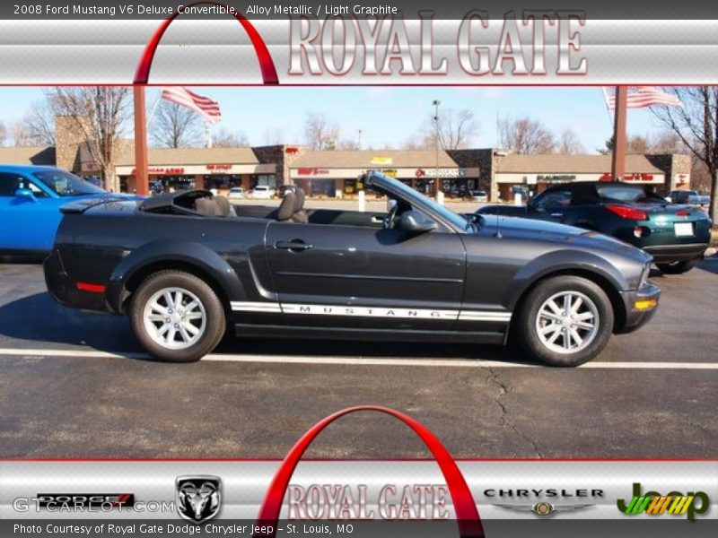 Alloy Metallic / Light Graphite 2008 Ford Mustang V6 Deluxe Convertible