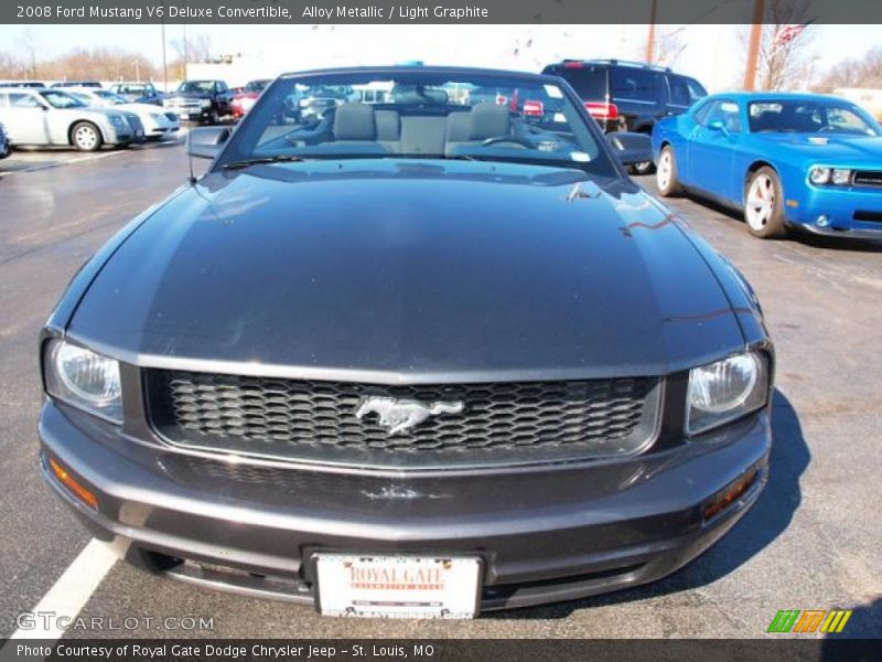 Alloy Metallic / Light Graphite 2008 Ford Mustang V6 Deluxe Convertible