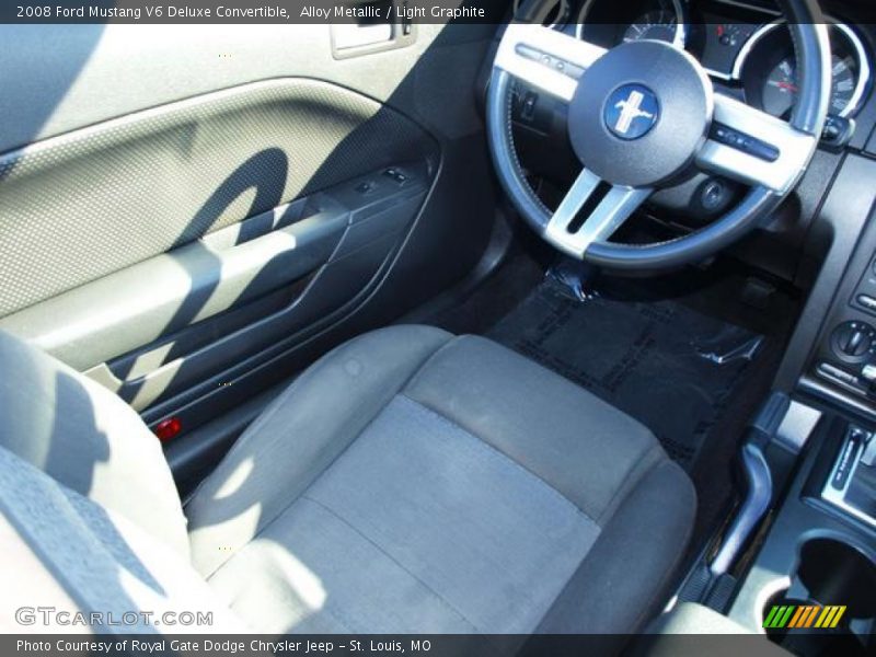 Alloy Metallic / Light Graphite 2008 Ford Mustang V6 Deluxe Convertible