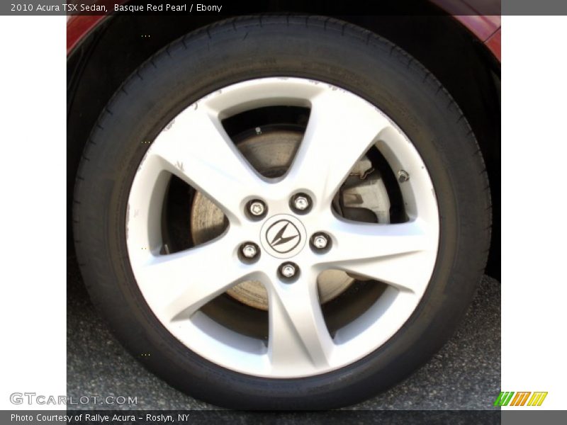 Basque Red Pearl / Ebony 2010 Acura TSX Sedan