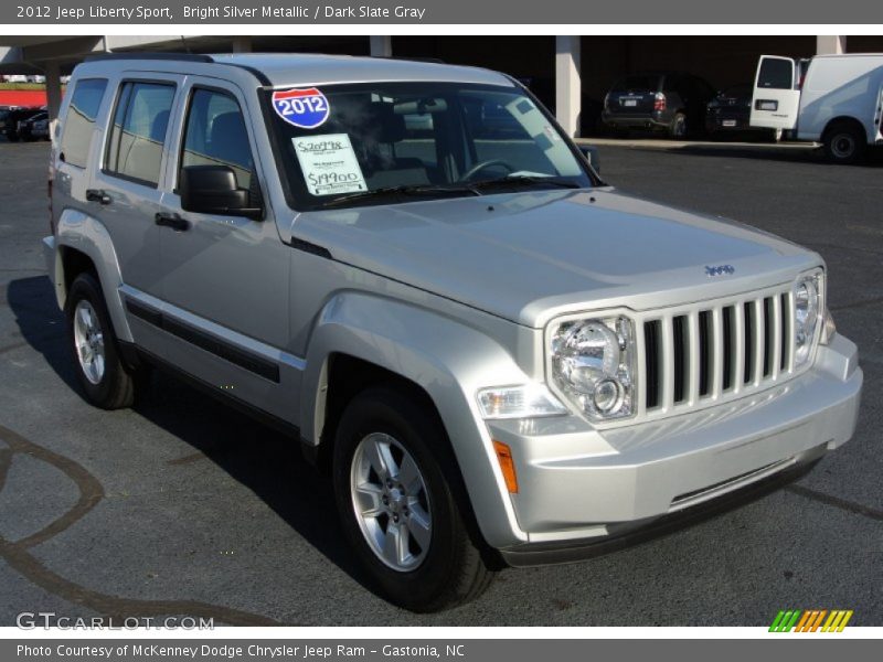 Bright Silver Metallic / Dark Slate Gray 2012 Jeep Liberty Sport