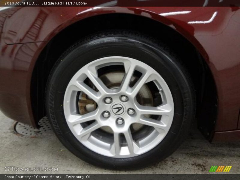Basque Red Pearl / Ebony 2010 Acura TL 3.5