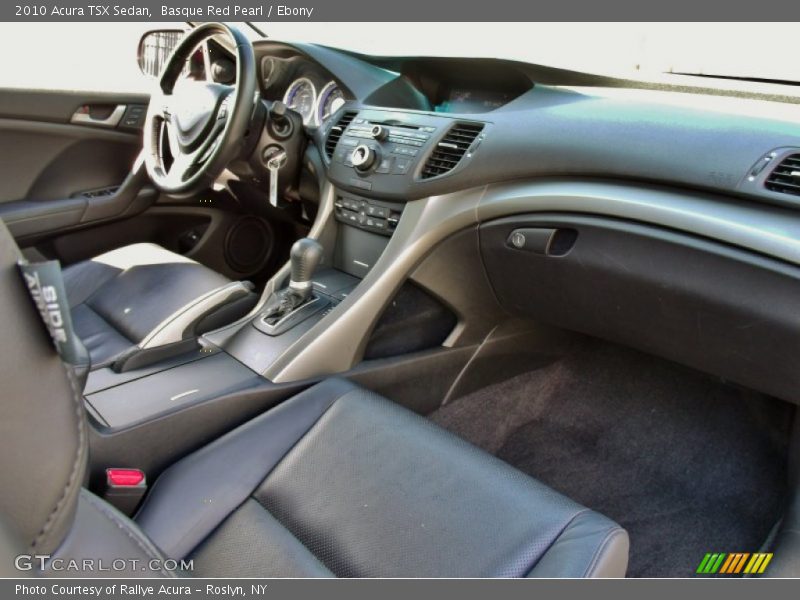Basque Red Pearl / Ebony 2010 Acura TSX Sedan