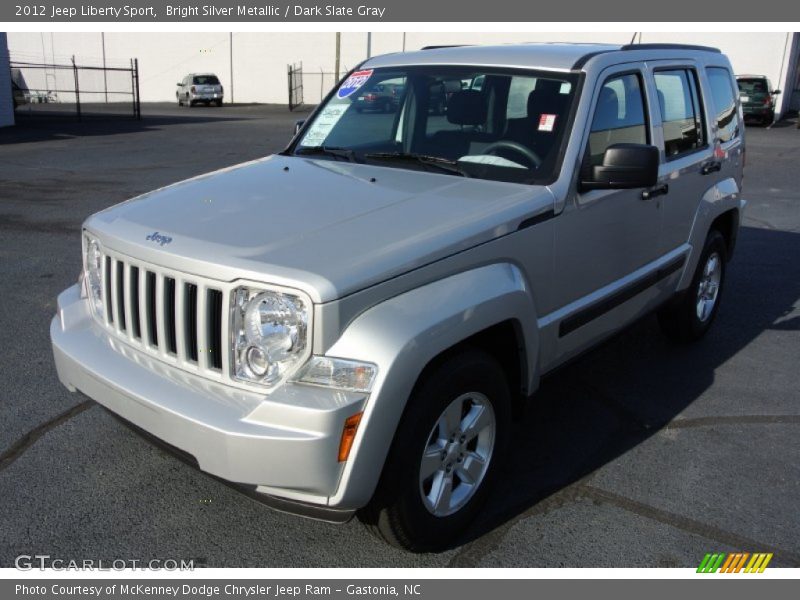Bright Silver Metallic / Dark Slate Gray 2012 Jeep Liberty Sport