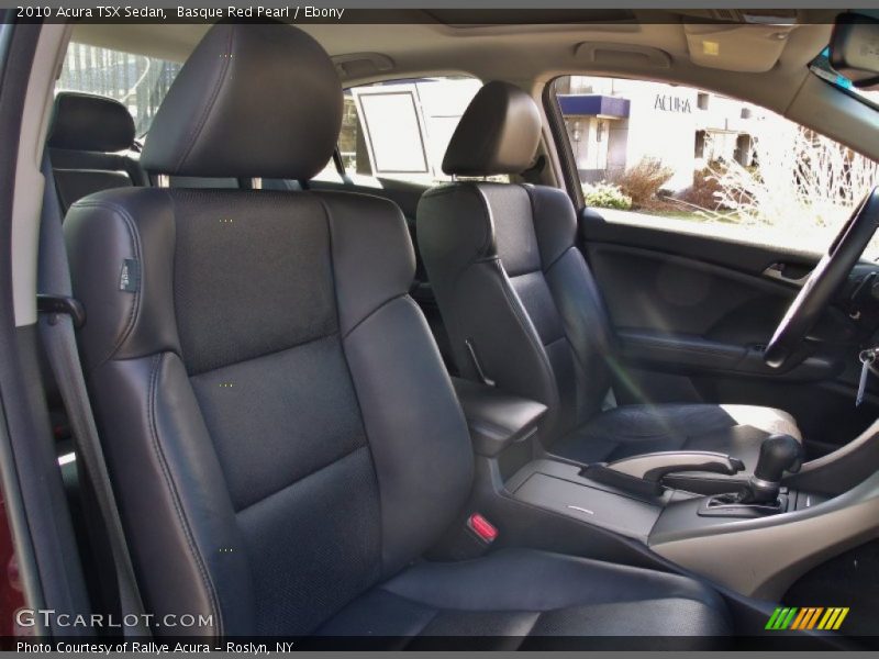 Basque Red Pearl / Ebony 2010 Acura TSX Sedan