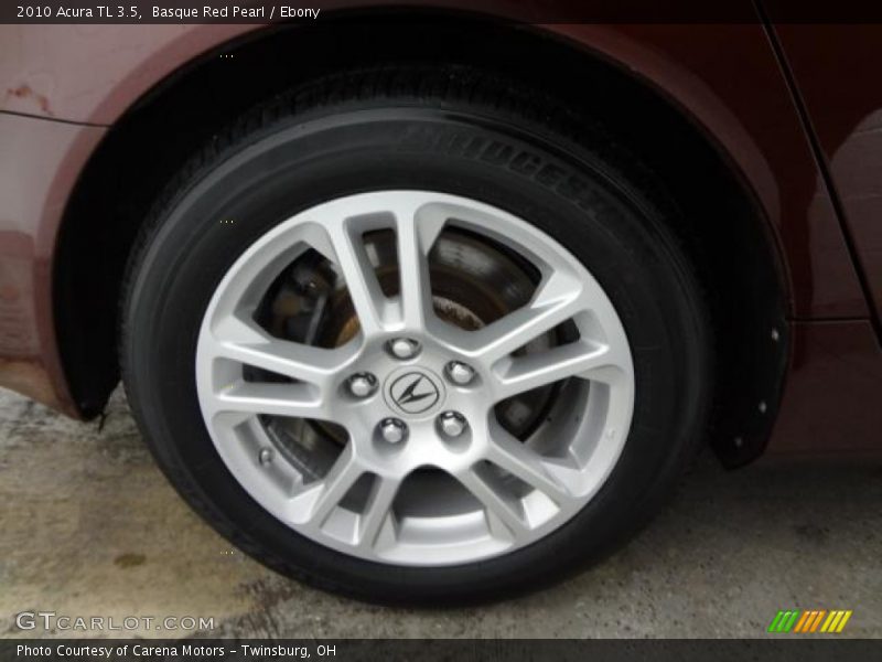 Basque Red Pearl / Ebony 2010 Acura TL 3.5